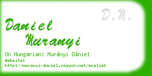 daniel muranyi business card